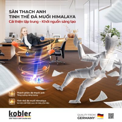 sàn thạch anh tinh thể đá muối Himalaya