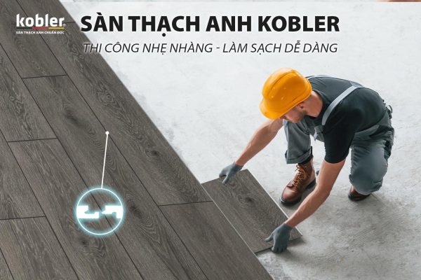 Phối sàn thạch anh với vật liệu nội thất biệt thự cao cấp