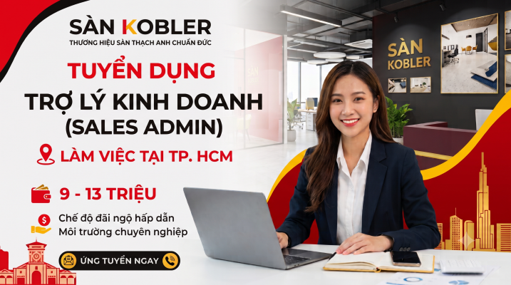 san kobler tuyen dung tro ly kinh doanh